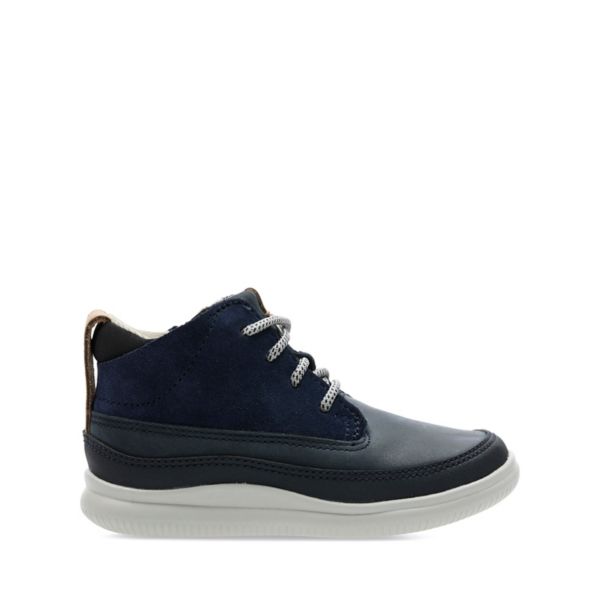Clarks Boys Cloud Air Toddler Casual Shoes Navy | CA-4978132
